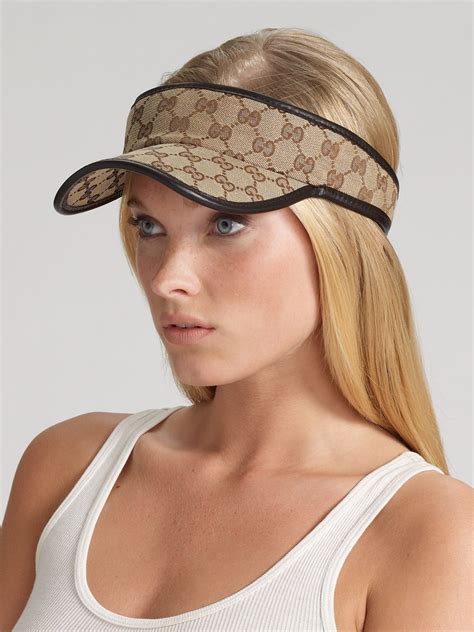 women gucci visor|buy gucci visor online.